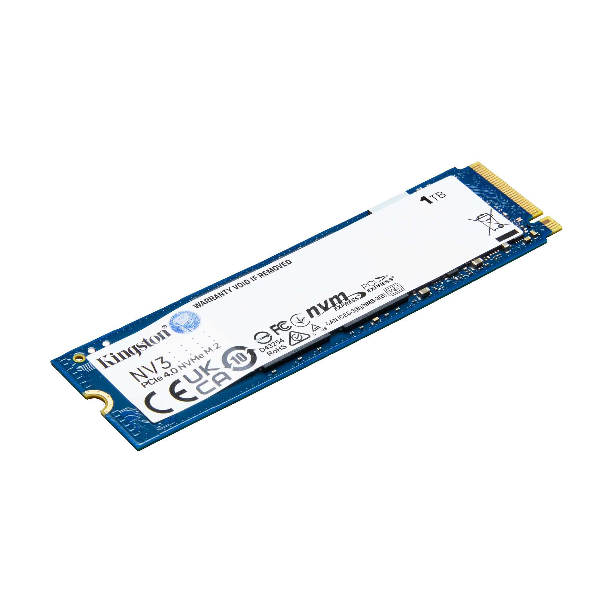 Almacenamiento Disco Solido SSD NVMe Kingston 1TB NV3 PCIe 4.0 M.2 SNV3S/1000G