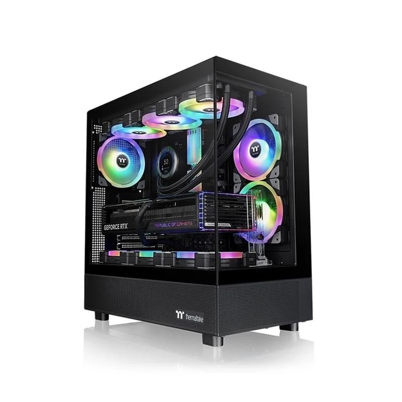 GABINETE GAMER THERMALTAKE VIEW 270 PLUS X3 FAN ARGB BLACK CA-1Y7-00M1WN-01