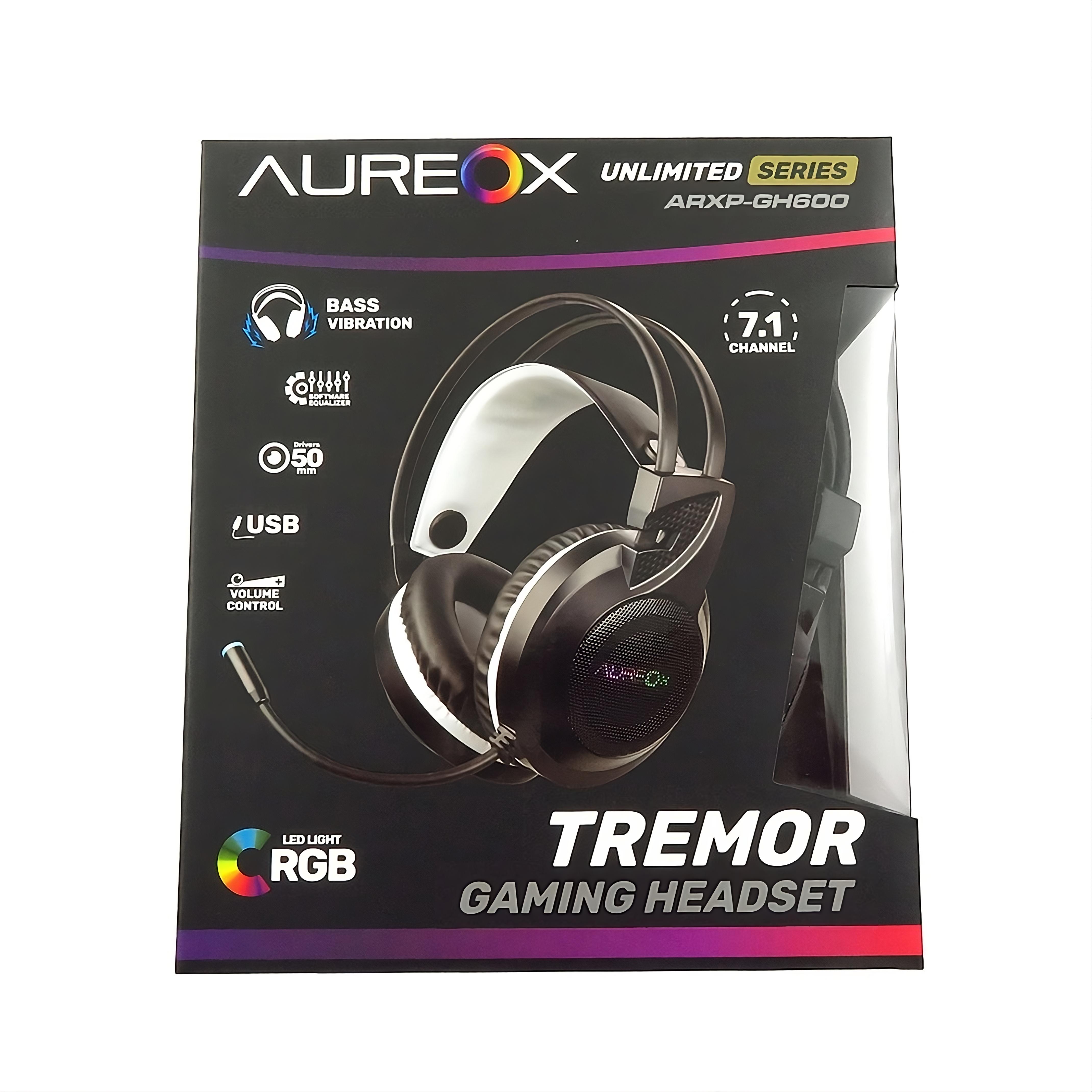 PERIFERICOS AURICULAR PC AUREOX TREMOR USB GAMER ARXP-GH600