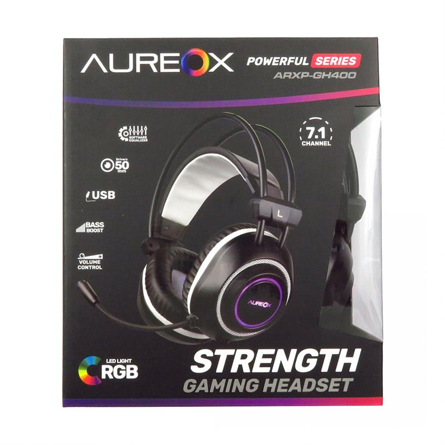PERIFERICOS AURICULAR PC AUREOX STRENGHT USB GAMER ARXP-GH400