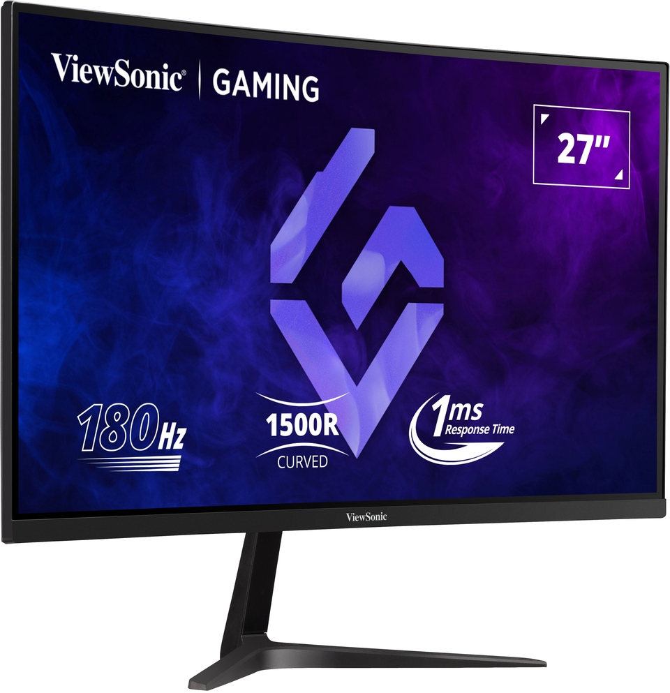Monitor 27 ViewSonic 2K 180Hz VA QHD 1ms Curvo VX2718-2KPC-MHD