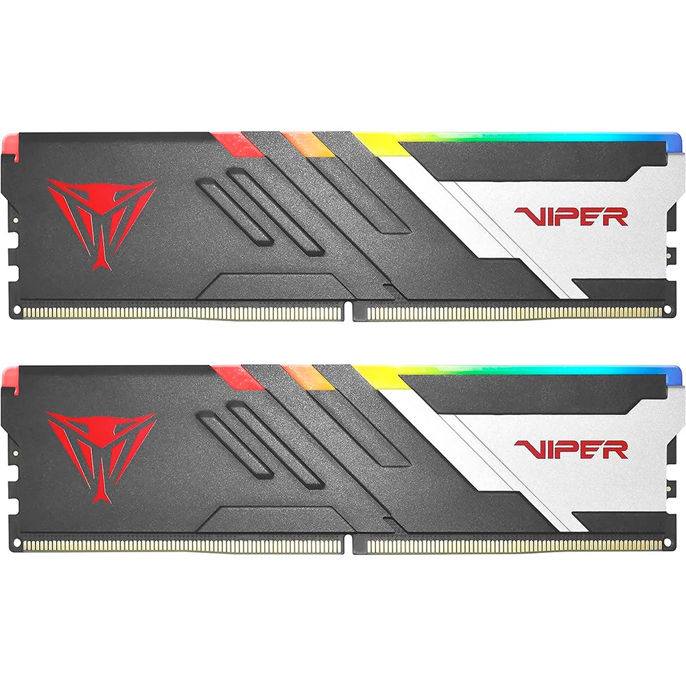 MEMORIA RAM DDR5 32GB (2X16) PATRIOT VIPER 6000MHZ VENOM RGB BLACK PVVR532G600C30K