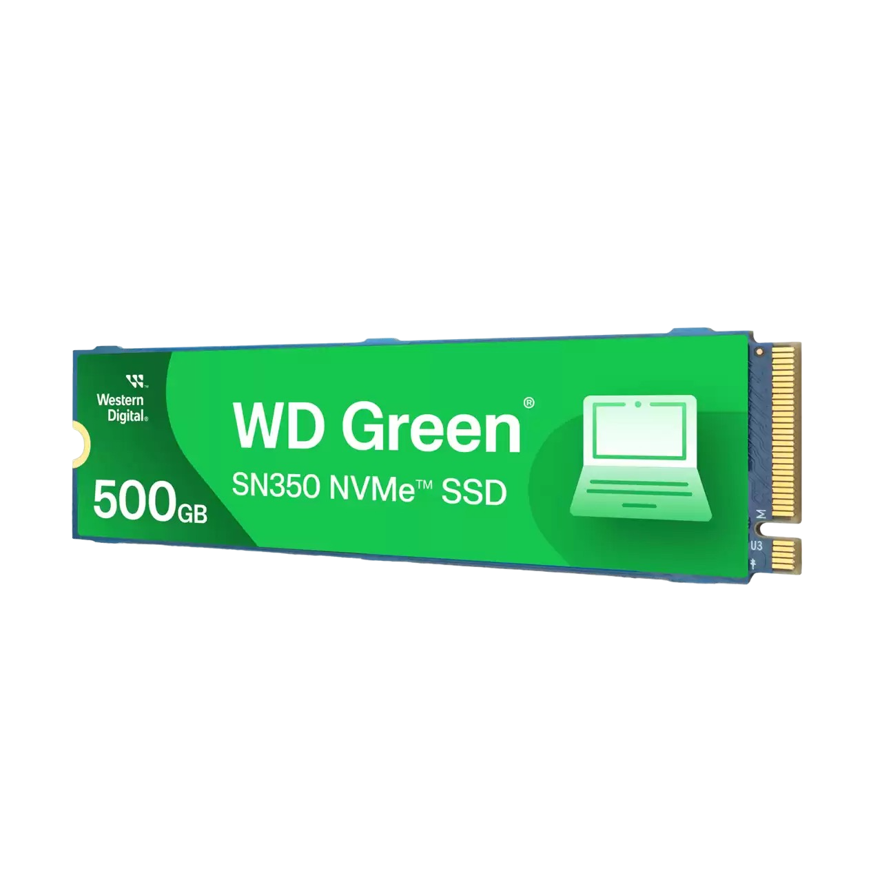ALMACENAMIENTO DISCO SOLIDO SSD NVME WESTERN DIGITAL 500GB SN350 GREEN M.2 WDS500G2G0C-00CDH0