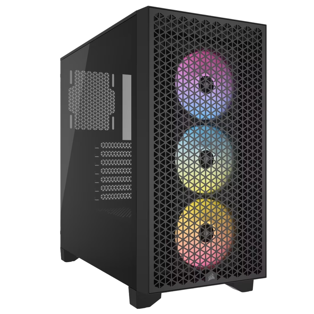 GABINETE GAMER CORSAIR 3000D RGB AIRFLOW X3 FAN CC-9011255-WW