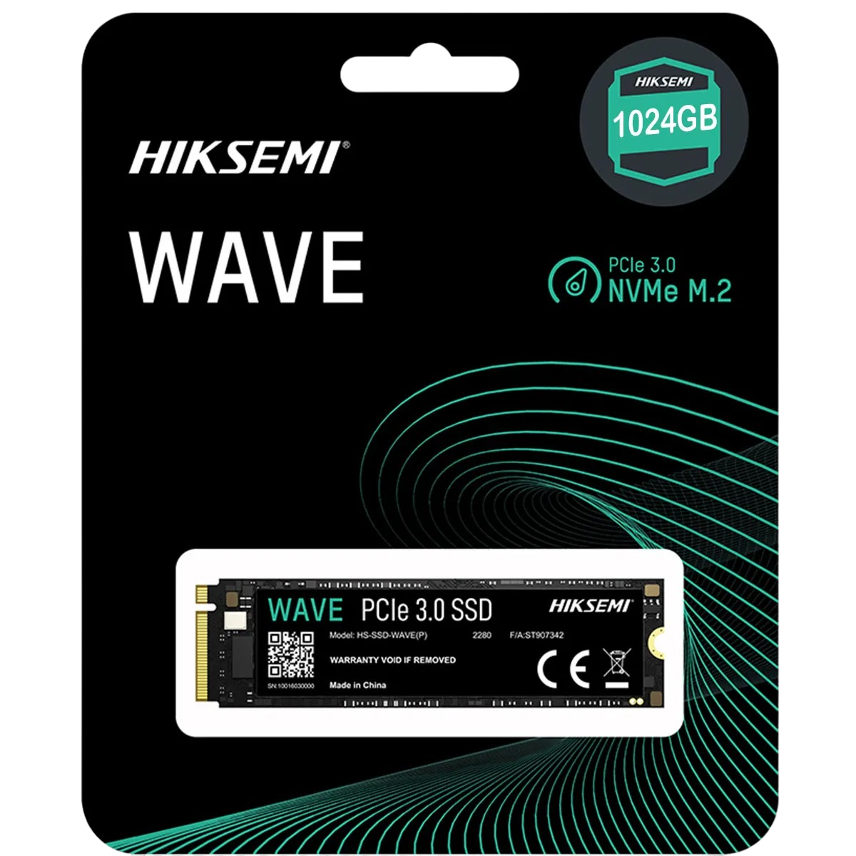 ALMACENAMIENTO DISCO SOLIDO SSD NVME HIKSEMI 1024GB 1TB WAVE PCIE 3.0 M.2 HD-SSD-WAVE