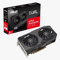 PLACA DE VIDEO RADEON ASUS RX 7600 DUAL 8GB OC DUAL-RX7600-O8G-V2