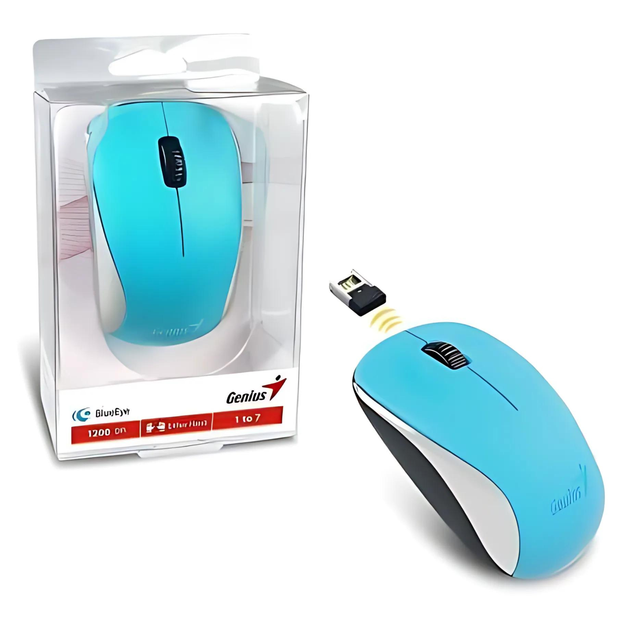 Periféricos Mouse Inalámbrico Genius BlueEye Blue 6m NX-7000