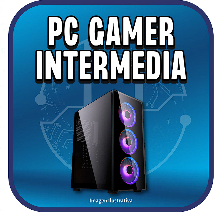 PC ARMADA GAMER INTERMEDIA RYZEN 5 7600 / RX 580 / A620M / 16GB / 480GB / 600W / GABINETE GAMER