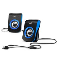 PARLANTE 2.0 GENIUS LOUD STEREO USB BLUE SP-Q180