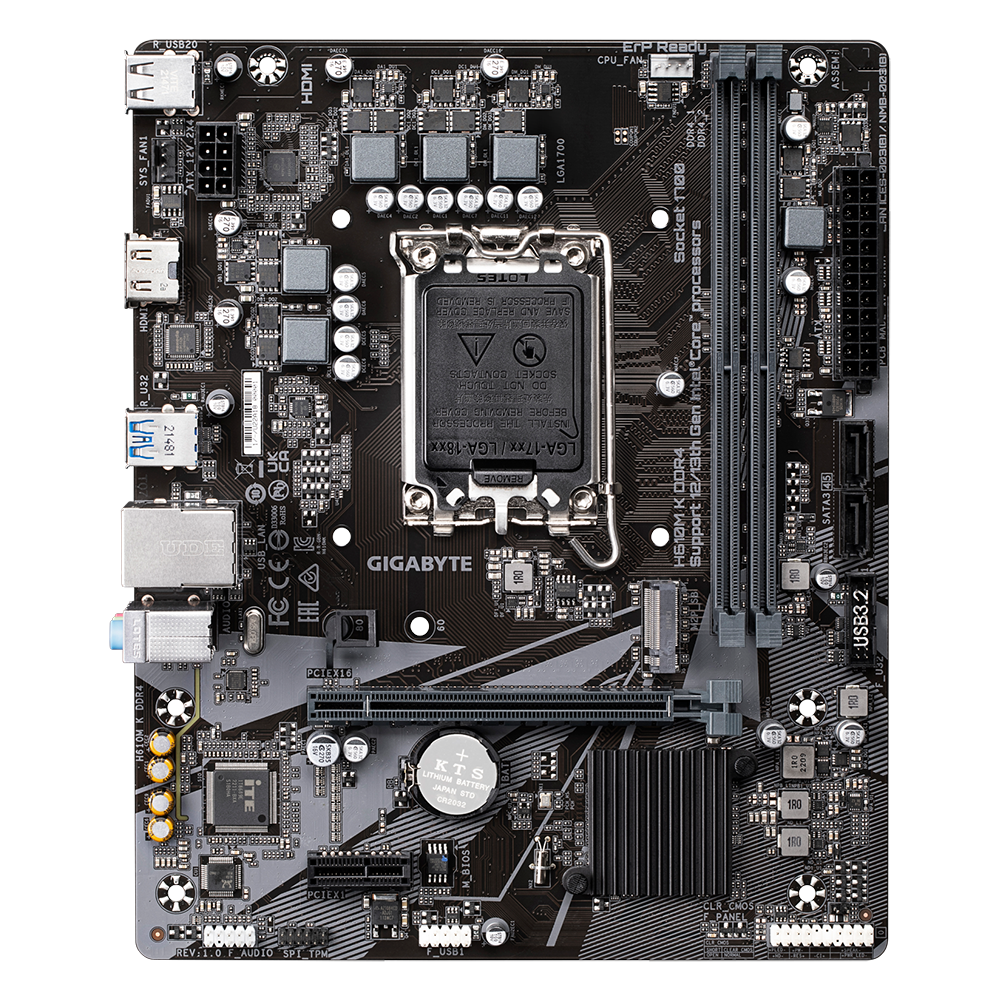 Motherboard GIGABYTE H610M K DDR4 LGA1700 DDR4