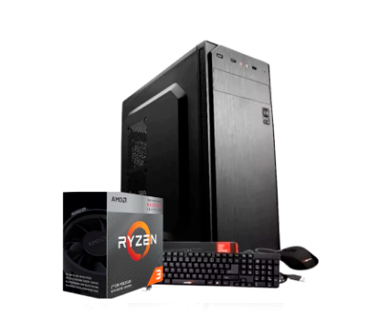 PC GAMER RYZEN 3 3200G+8 GB RAM+SSD 240GB+MOTHER A520M+GABINETE KIT