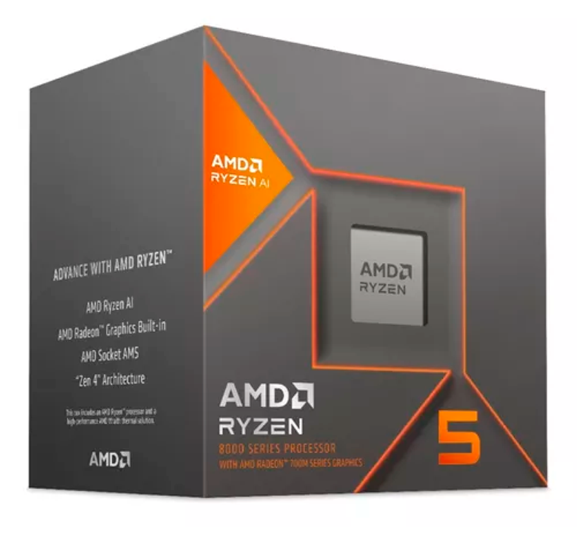 PC GAMER  AM5 RYZEN 5 8600G + 16GB RAM DDR5 + B650 + SSD 480GB + SENTEY F10