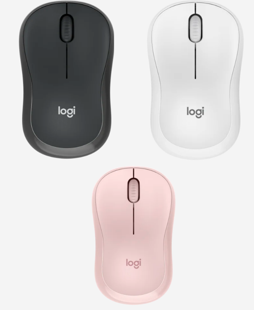 MOUSE LOGITECH BLUETOOTH M240 SILENT   NEGRO BLANCO ROSA