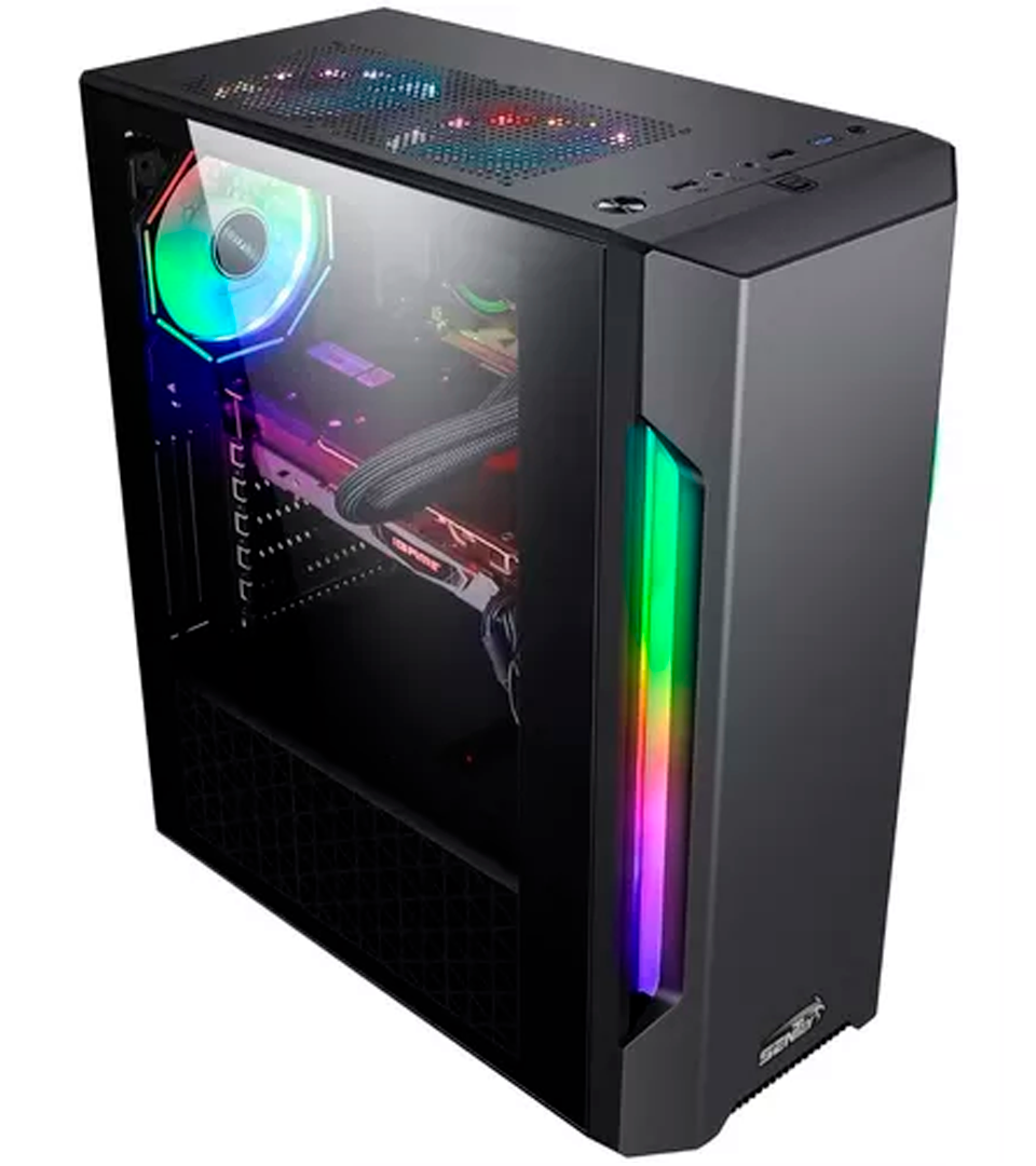 GABINETE ATX SENTEY  R20 SF RGB USB 3.0 LATERAL ACRILICO
