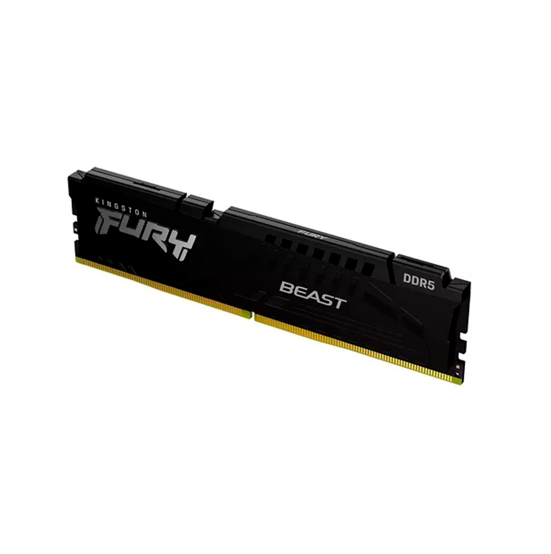 Memoria Ram UDIMM KINGSTON Fury Beast 16GB DDR5 5600MHz BLACK
