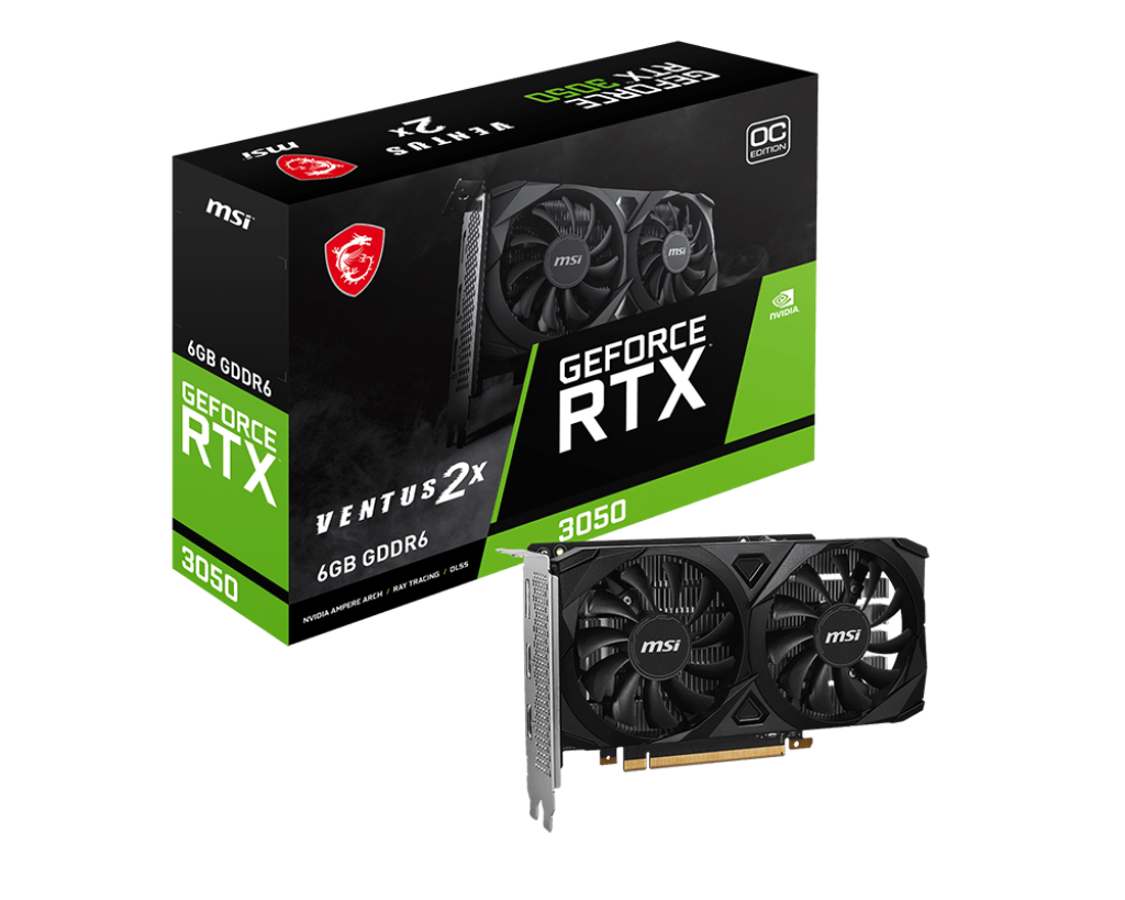 VGA MSI GeForce RTX 3050 VENTUS 2X 6G OC