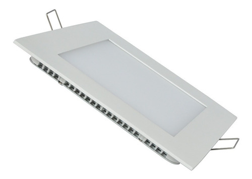 Panel Plafón Led 12W Embutir Cuadrado Blanco Frío Akai