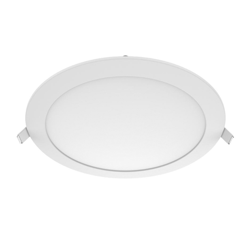 Panel Plafón Led 24W Empotrar Redondo Blanco Cálido Akai