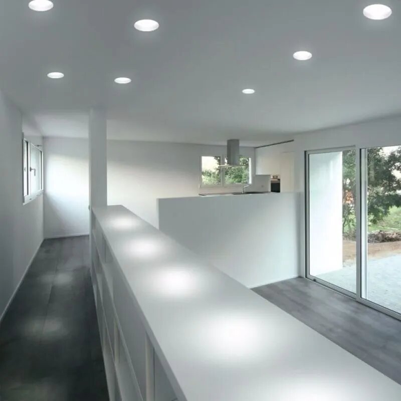 Panel Plafón LED 24W Empotrar Redondo Blanco Frío Akai