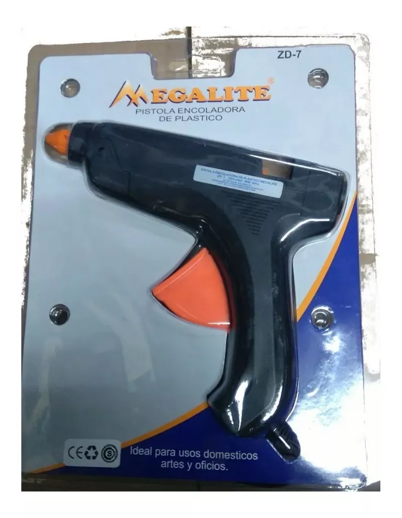 Pistola Encoladora 50 Watts De Pegar Plastico Silicona Zd7