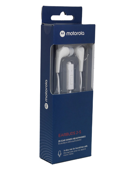 Auricular In-ear Motorola Earbuds 2 Blancos