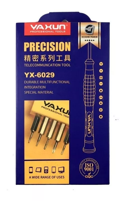 Kit Destornilladores Herramientas Yaxun 6029B 21 Piezas Celular Tablet