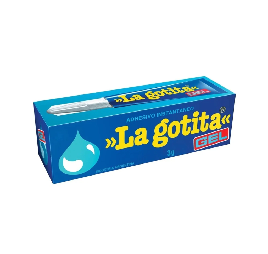 Adhesivo Pegamento Instantáneo La Gotita Gel 3 Grs