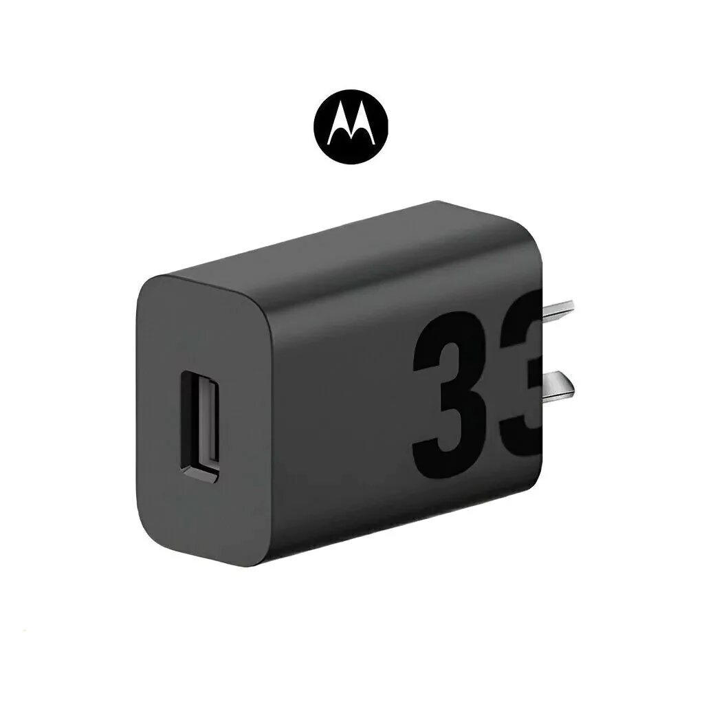 Cargador Turbopower Motorola 33w Pared Negro