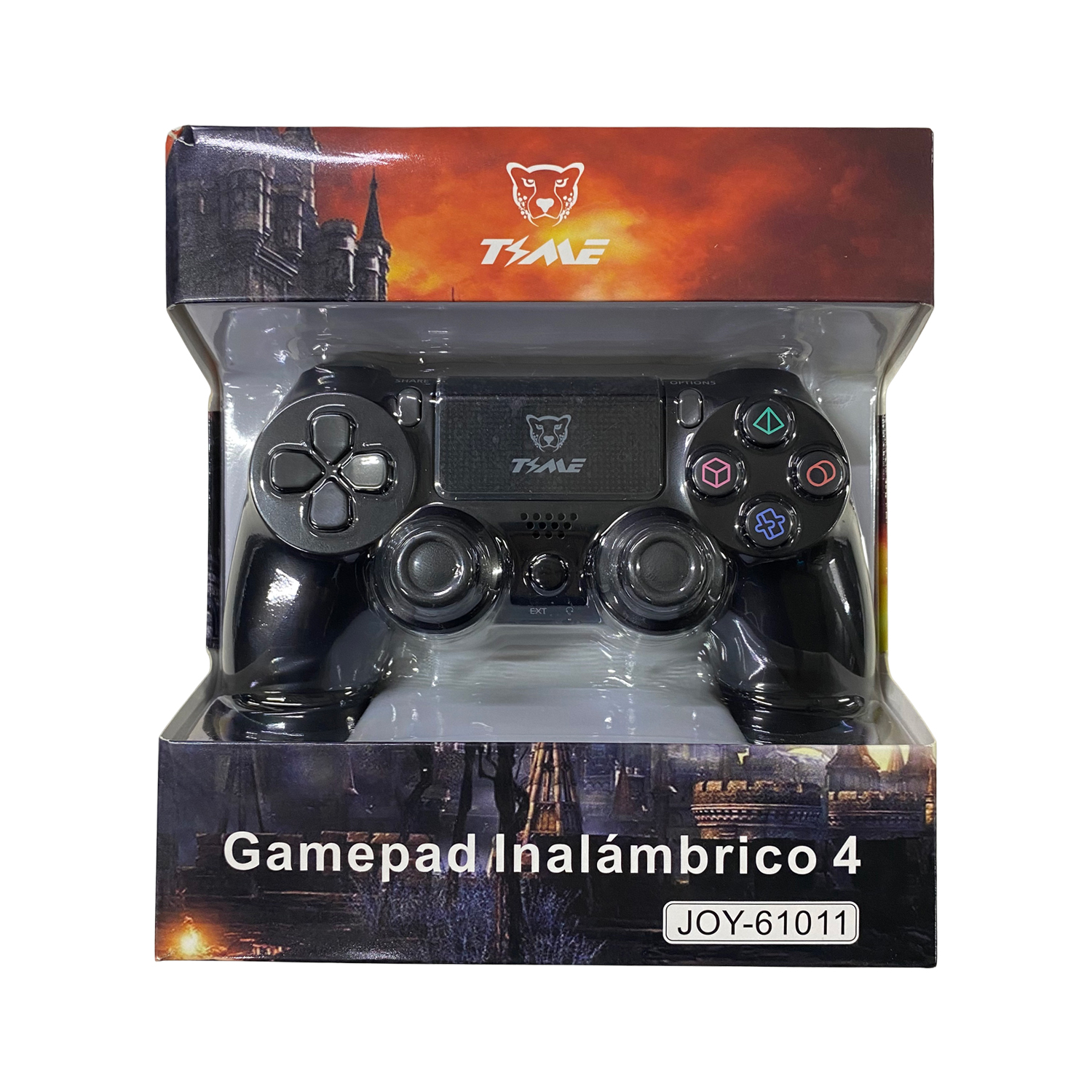 Joystick Genérico Inalámbrico Compatible Con PS4 DualShock Negro