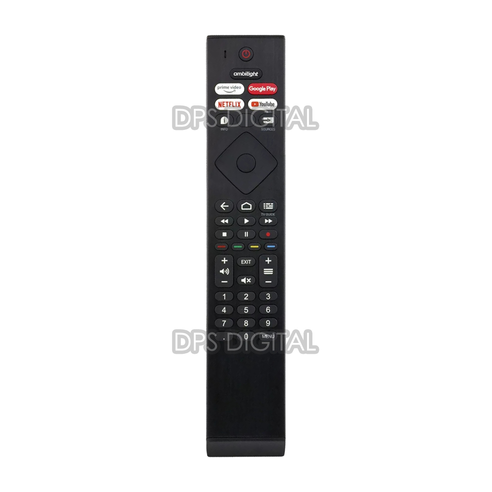 (LCD-567) Control Remoto Para Philips Smart TV OLED Ambilight Serie 7900 8500 Google Play Netflix