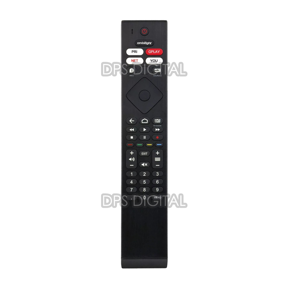 (LCD-567) Control Remoto Para Philips Smart TV OLED Ambilight Serie 7900 8500 Google Play Netflix