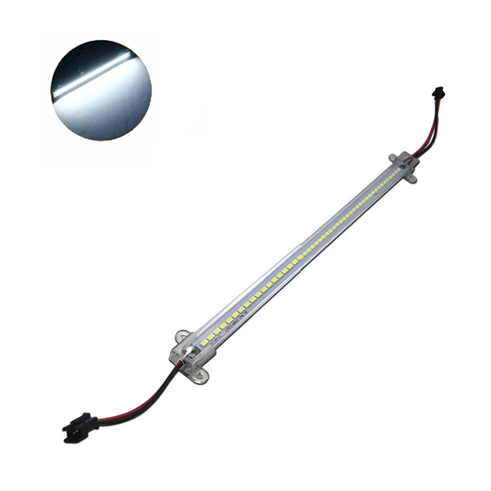 Perfil Aluminio Bajo Mesada Led 220V 0.5m Alta Potencia Blanco Frío