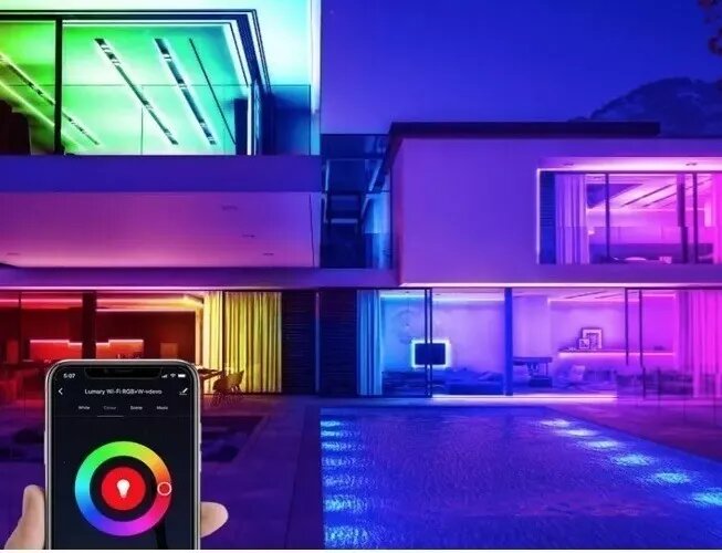 Lámpara Led Dicroica Akai Gu10 7w Smart Wifi App Color de la luz RGB