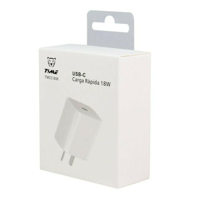 Cargador Time Para Apple Usb C Rapido 18W TMCC 607
