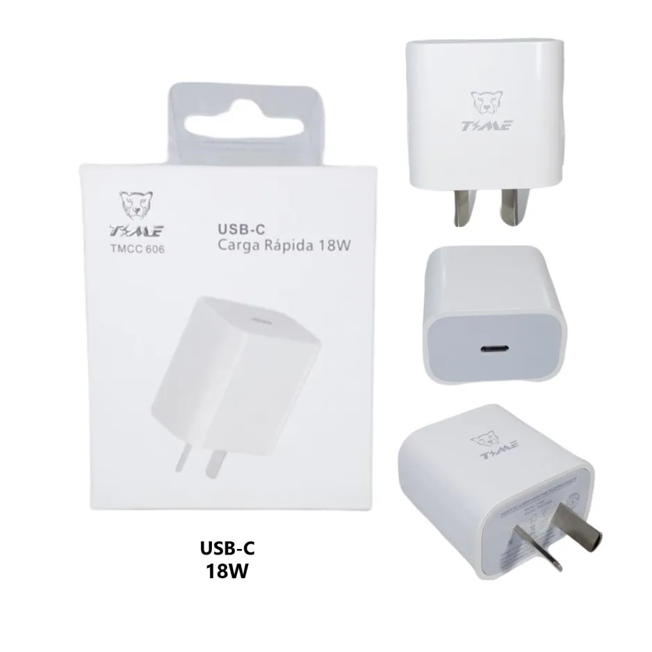 Cargador Time Para Apple Usb C Rapido 18W TMCC 607