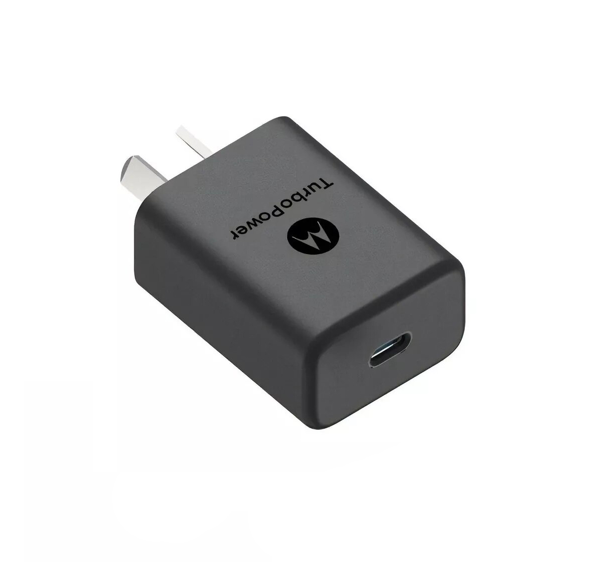 Cargador Motorola Turbo Power 30W Entrada Tipo C 30 W Color Black