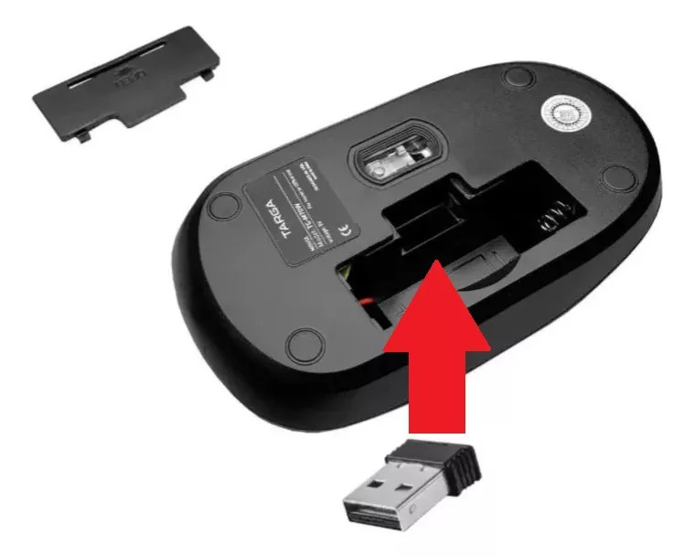 Mouse Inalámbrico Targa Tg M70w Color Rojo