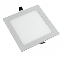 Panel Plafón Led 24w Empotrar Cuadrado Blanco Cálido Akai