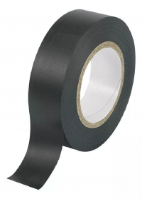 Cinta Aisladora Negra Liso Pvc 17mm X 6.4m Aislante