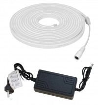 Kit Manguera Luz Neón 5 Mts + Fuente Blanco Frío