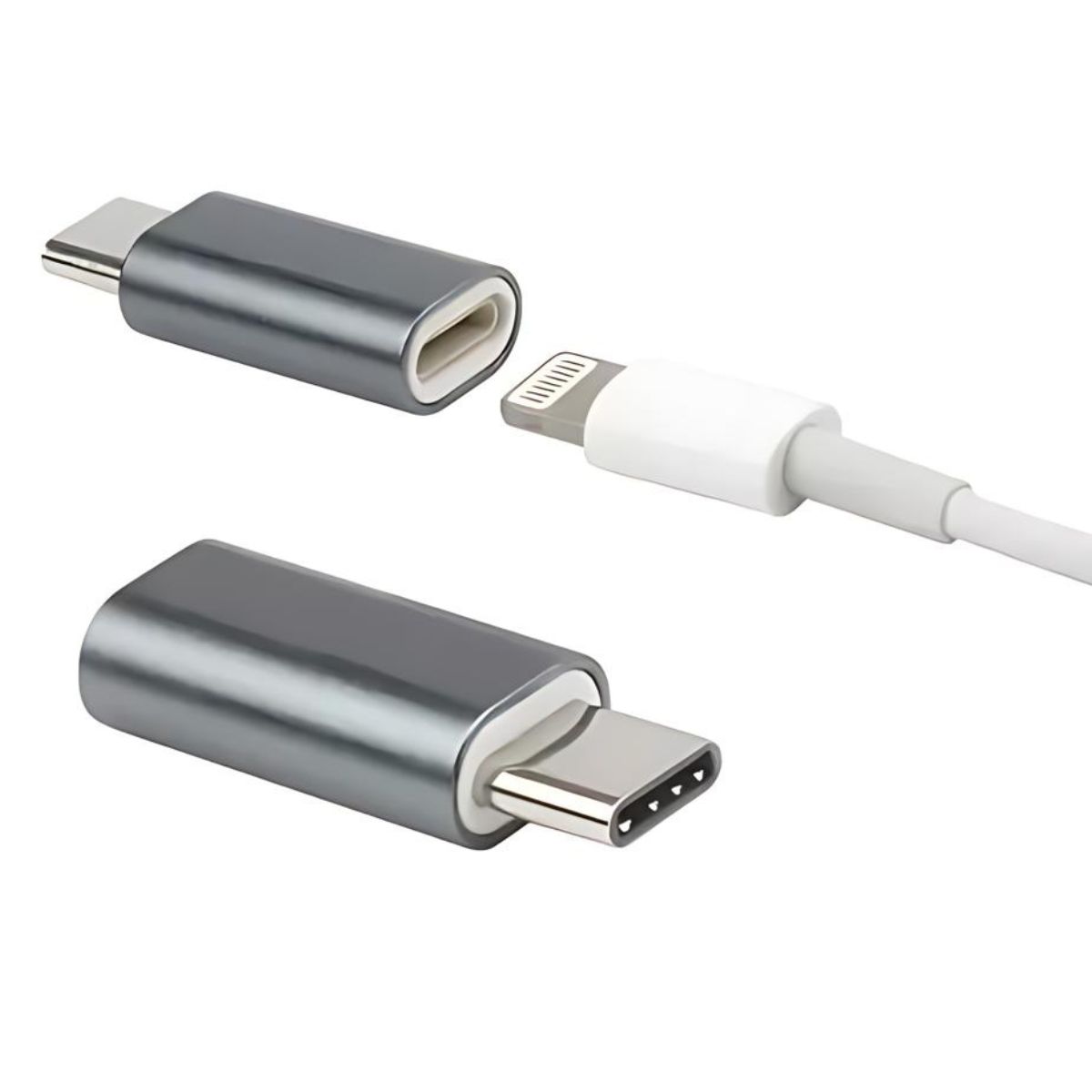 Adaptador Tipo C Macho 8 Pin Hembra