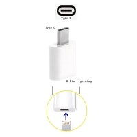 Adaptador Tipo C Macho 8 Pin Hembra